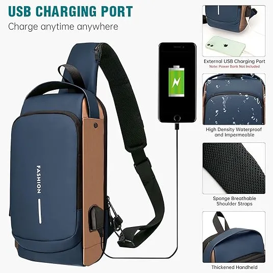 Anti-Theft Crossbody Bag