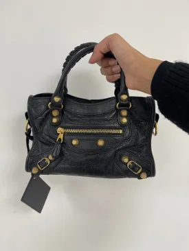 Balenciaga City Tote Bag Black Leather AGL2401