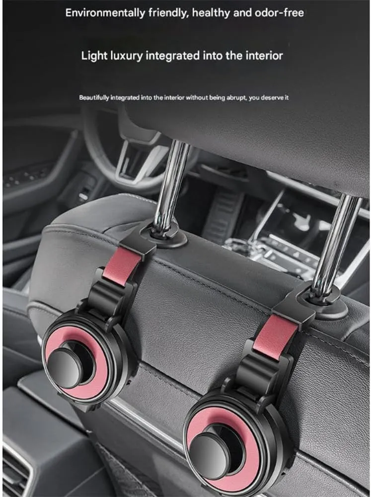 Car Seat Headrest Hook for BMW 7 Series (Long axis) F02 2008-2015,Car Seat Hooks with Phone Holder for Purse,Even Bottle,Backpacks Car Interior Storage Accessories,E