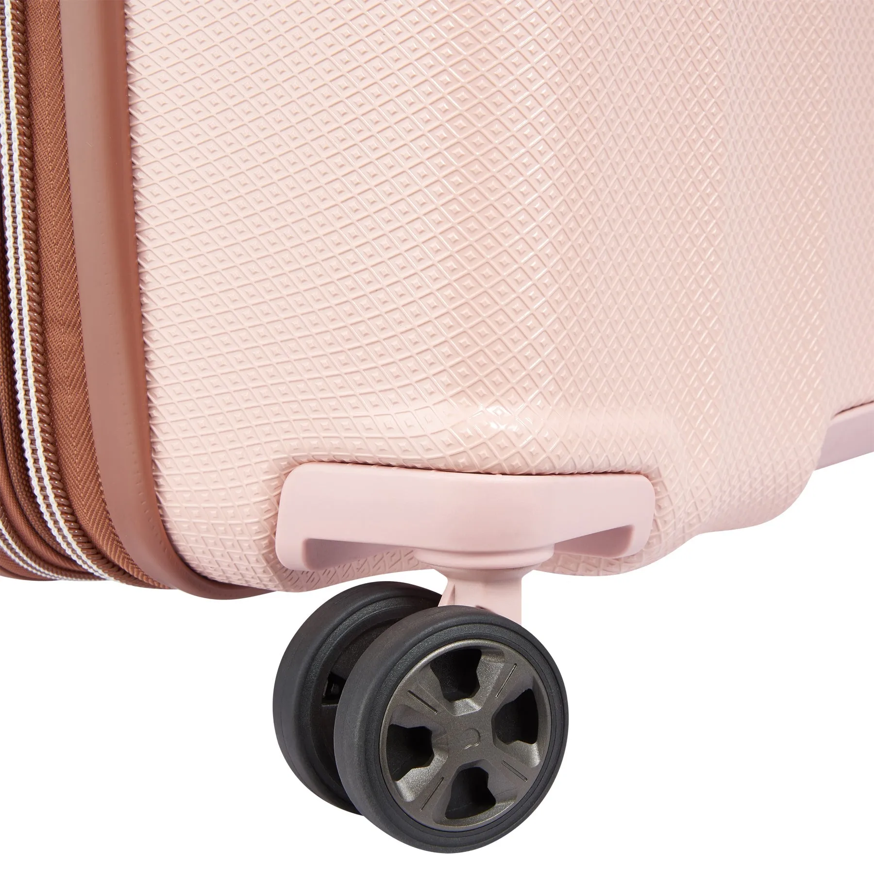 Delsey St Tropez Large Checked Expandable Spinner
