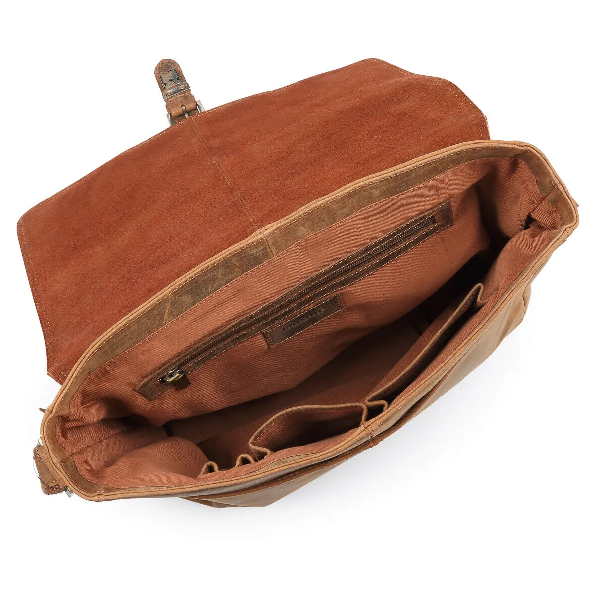 Distressed Cow Hide Leather Bag Men,Half Flap Messenger/Laptop bags UM02