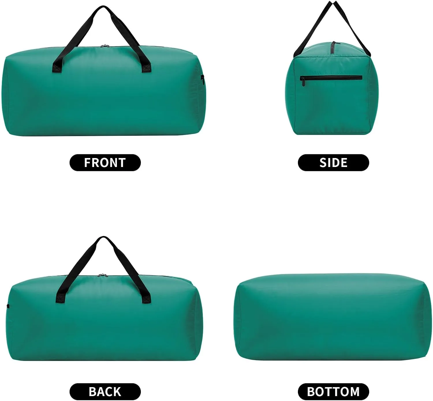 Foldable Duffel Bag 30" / 75L Lightweight with Water Rresistant for Travel-Green