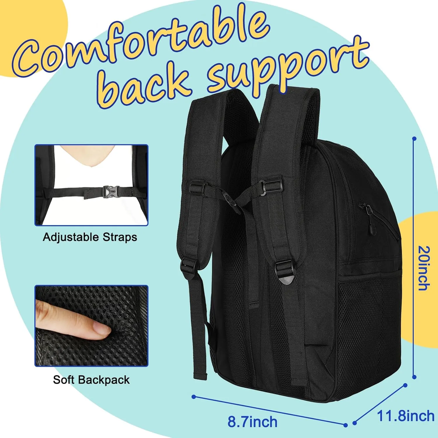 Goloni Bowling Backpack,Single Ball Bowling Bag with Shoe Compartment Up to Size 16,Bowling Bag with Padded Ball Holder