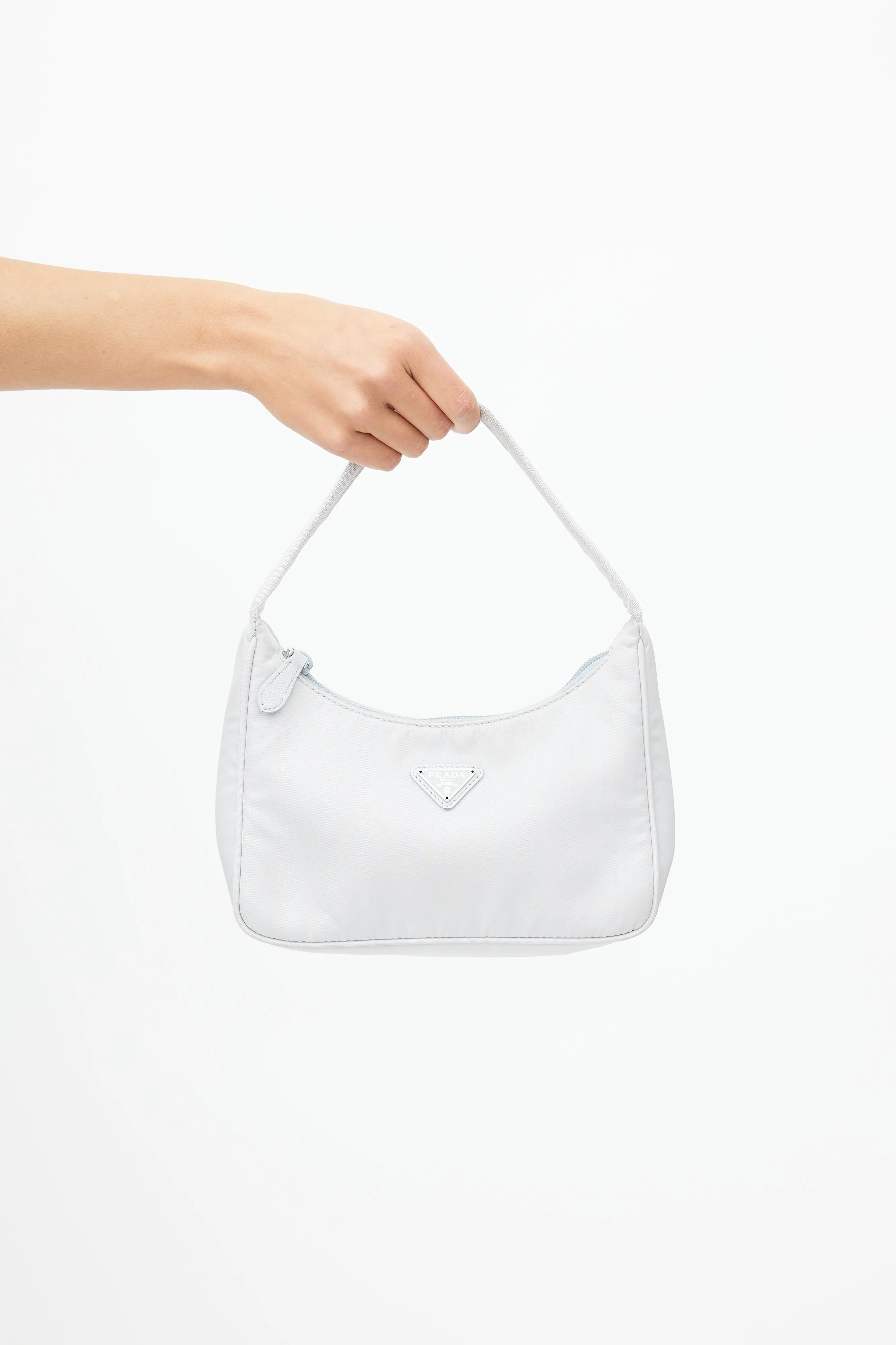 Grey Re-Nylon Re-Edition Bag