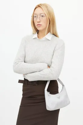 Grey Re-Nylon Re-Edition Bag