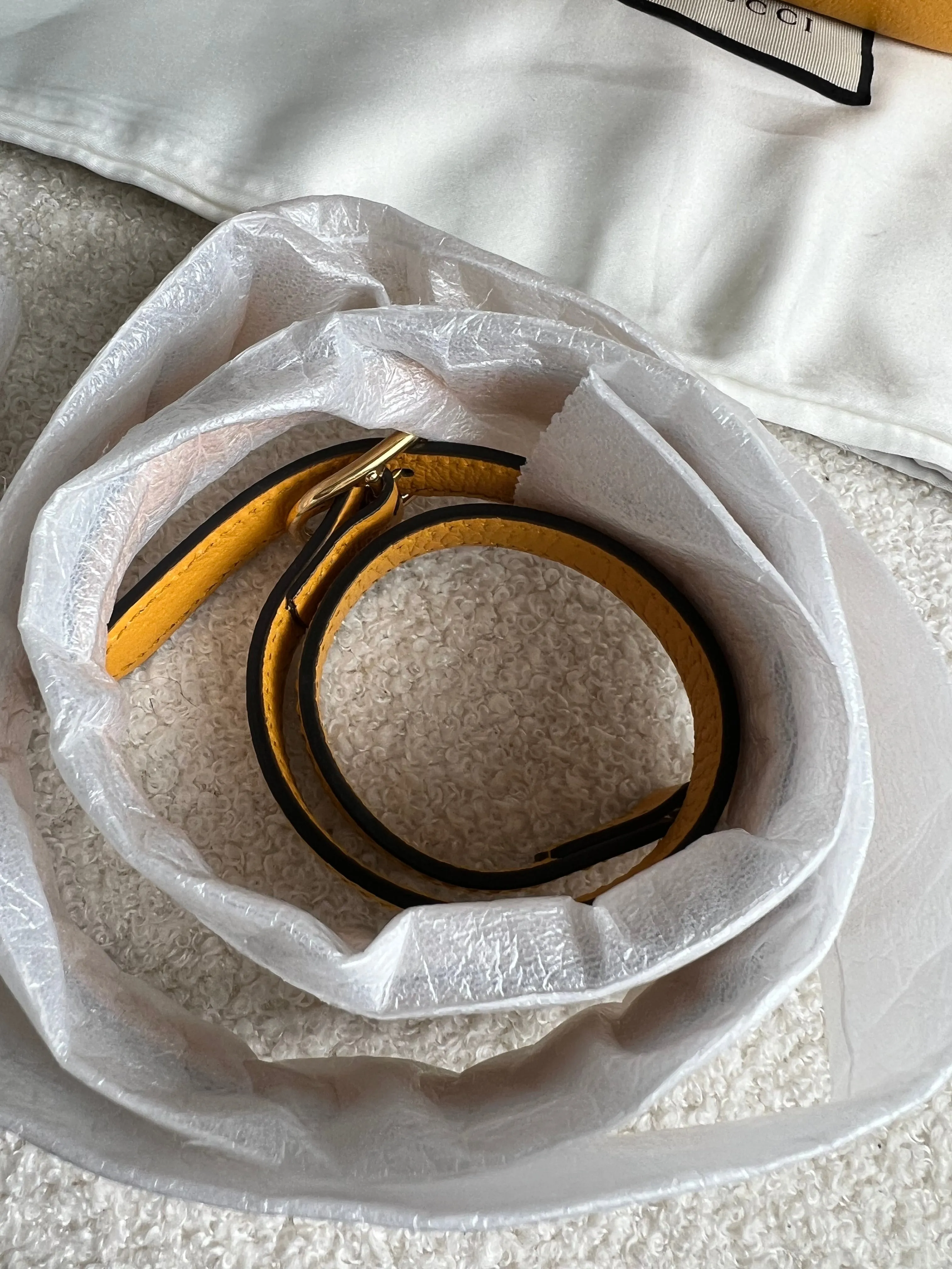 Gucci Yellow Flora Supreme Bucket Bag (RRP £1,280)