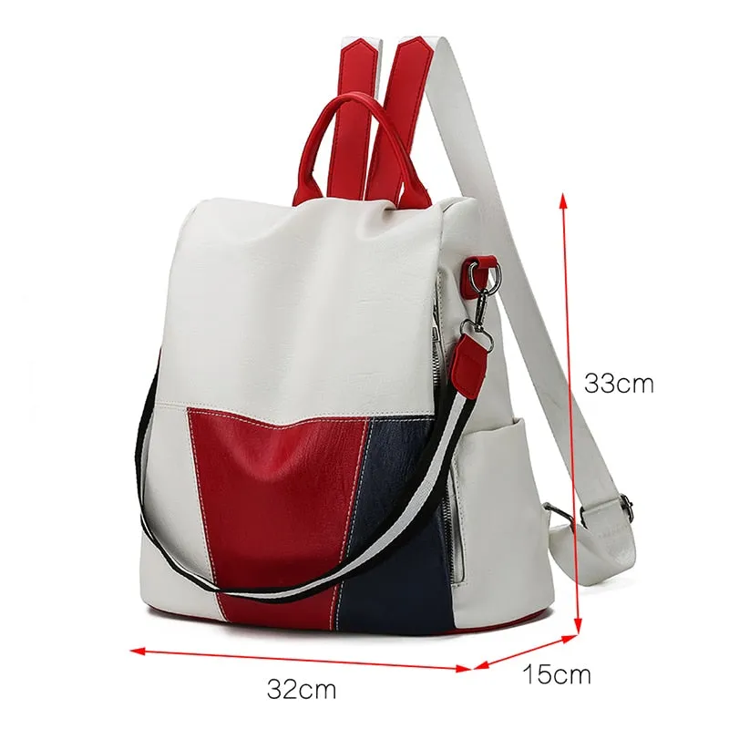 High Quality Anti-Theft  Leather  Bag