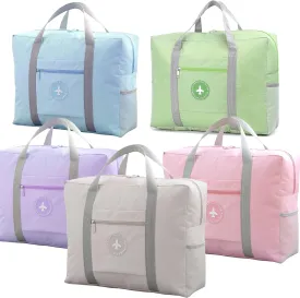 INVODA 5PCS Travel Bags: Foldable Duffle Bags for Short Trips, Carry On, Sports, Gym, or Overnight Use