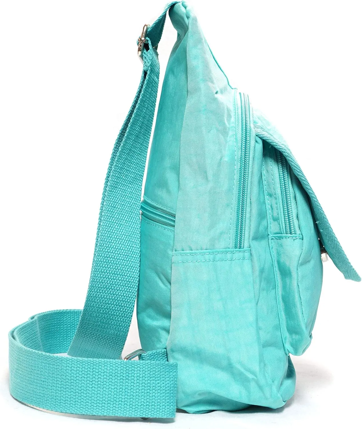 Malibu Washed Nylon Day Pack, Crossbody Bag, Travel Pack, Mint