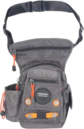 Nylon Leg Bag Thigh Pouch Fanny Pack Tactical Shoulder Messenger Bag Gray