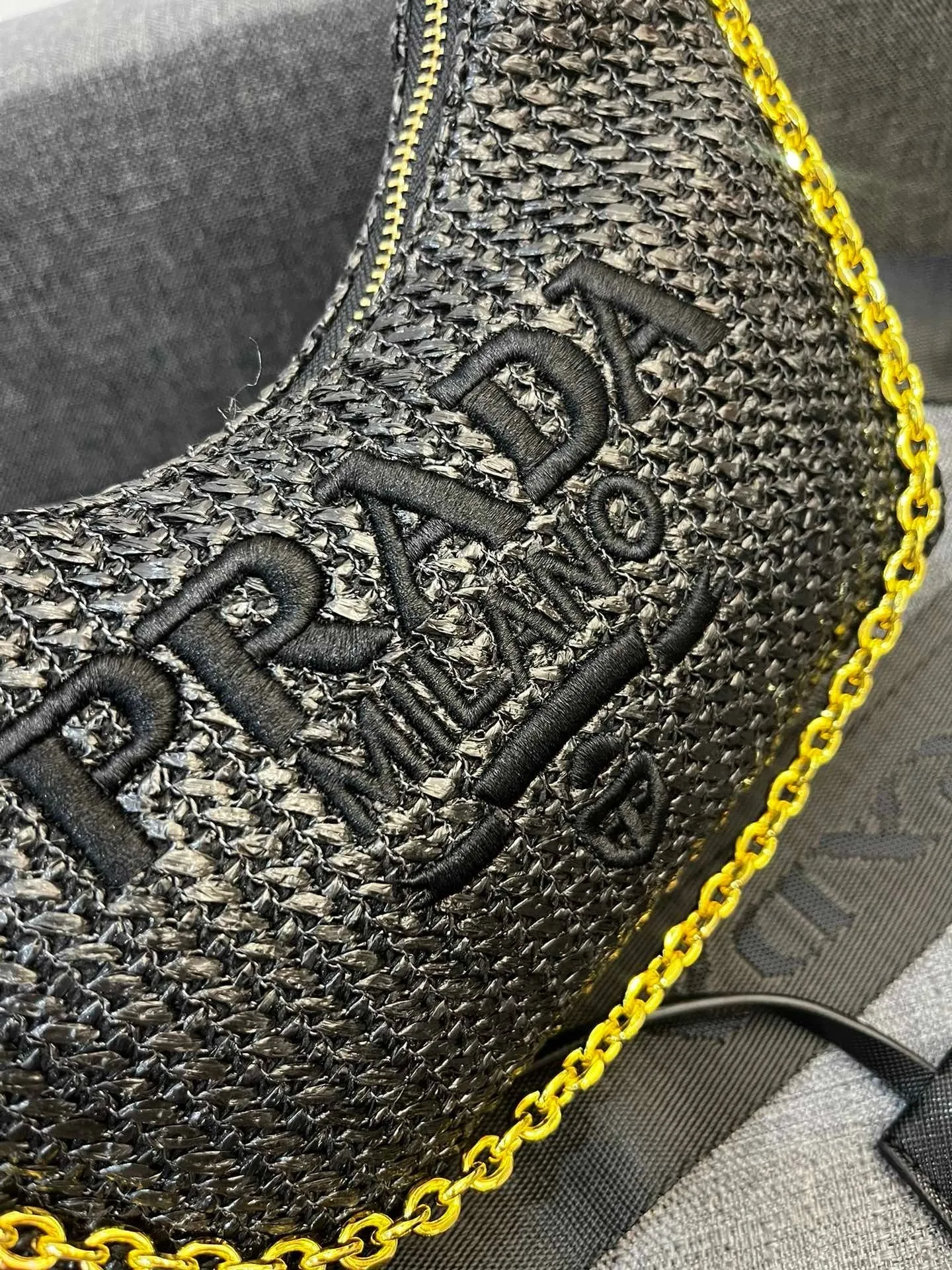 P Re-Edition Crochet Mini Bag