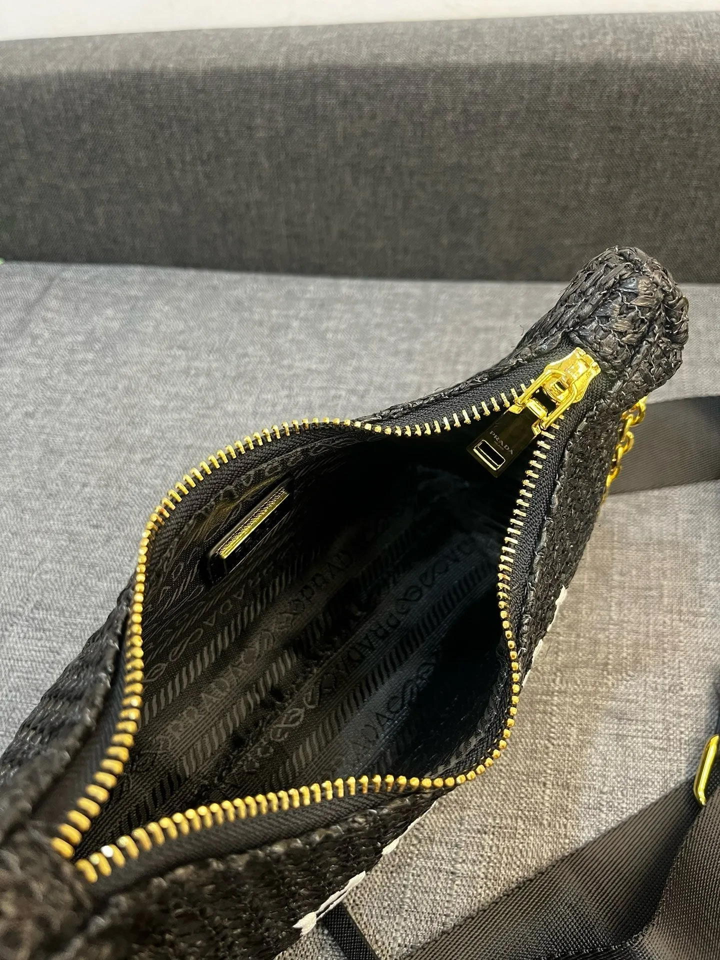 P Re-Edition Crochet Mini Bag