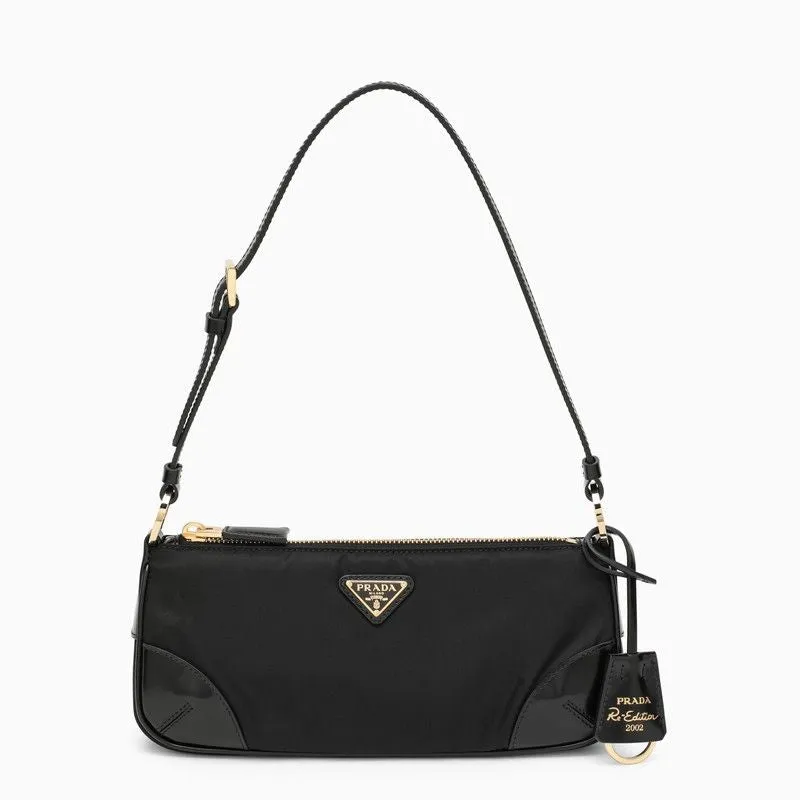 PRADA Re-Edition 2002 Mini Shoulder Handbag with Logo