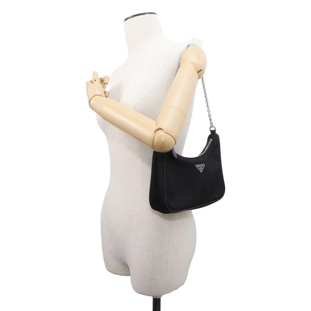 PRADA Shoulder Bag Re-Edition 2005 Black 1BH204 Nylon