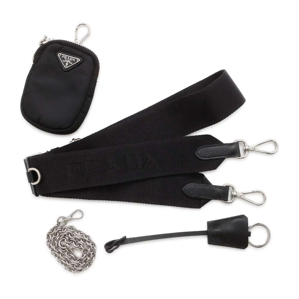 PRADA Shoulder Bag Re-Edition 2005 Black 1BH204 Nylon