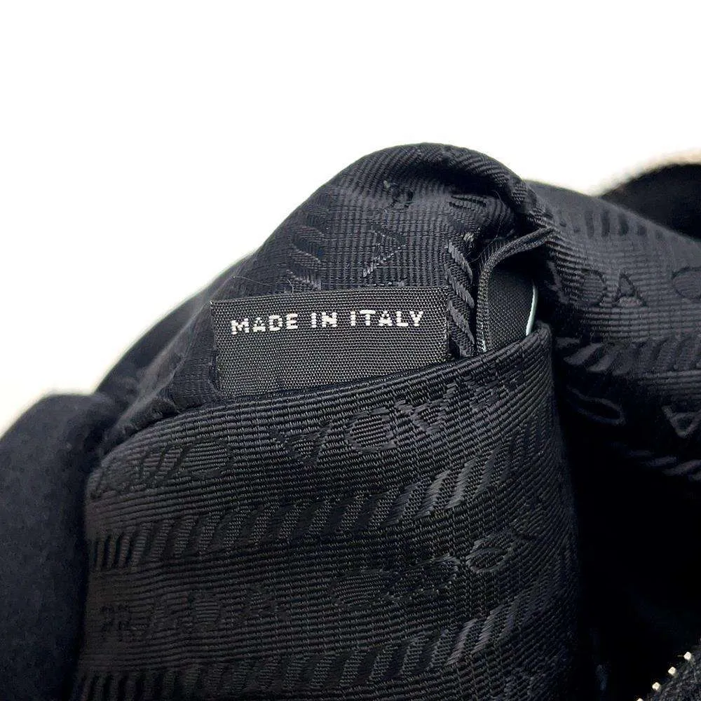 PRADA Shoulder Bag Re-Edition 2005 Black 1BH204 Nylon