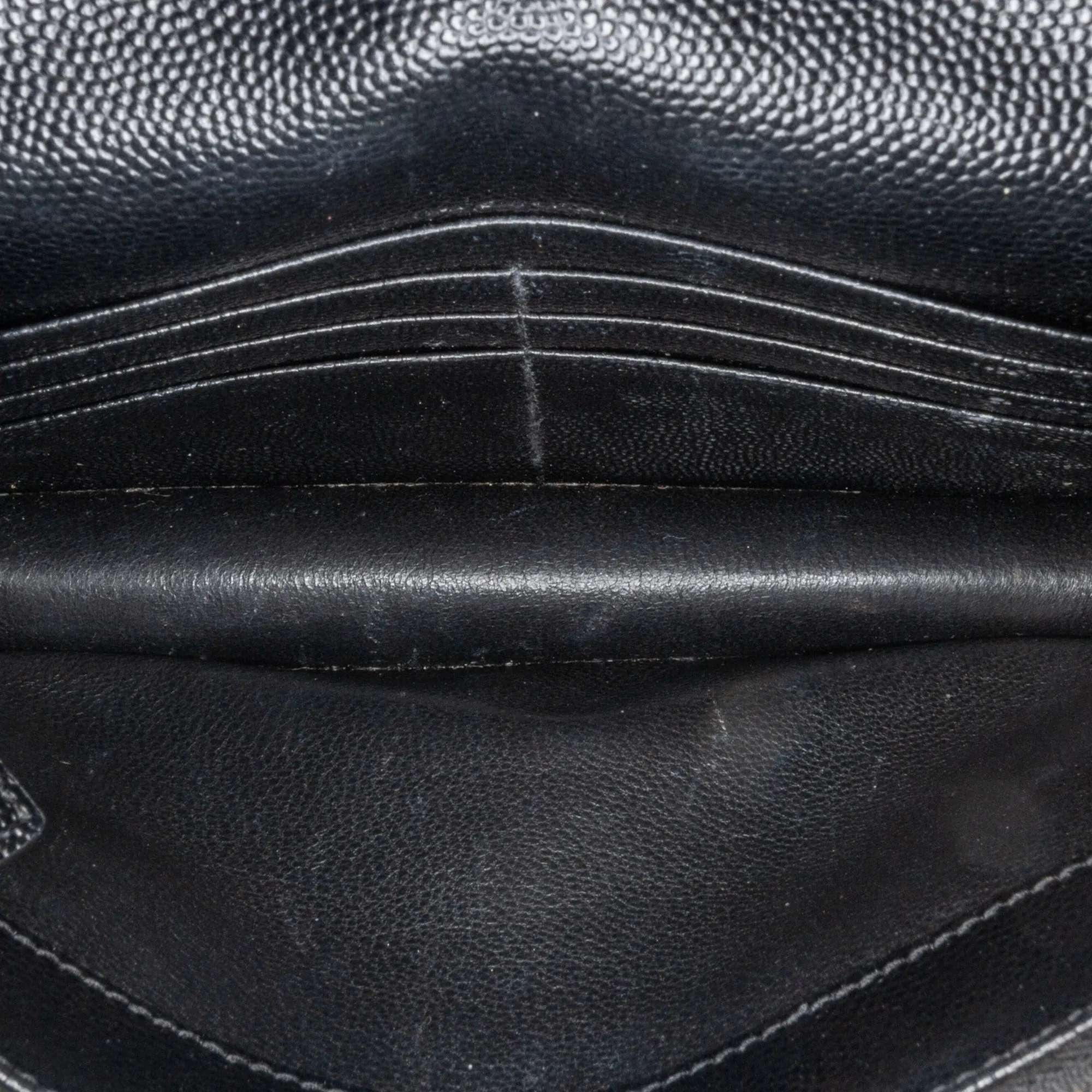 Pre-Owned Saint Laurent Cassandre Envelope Grain De Poudre Wallet on Chain- YSL1103