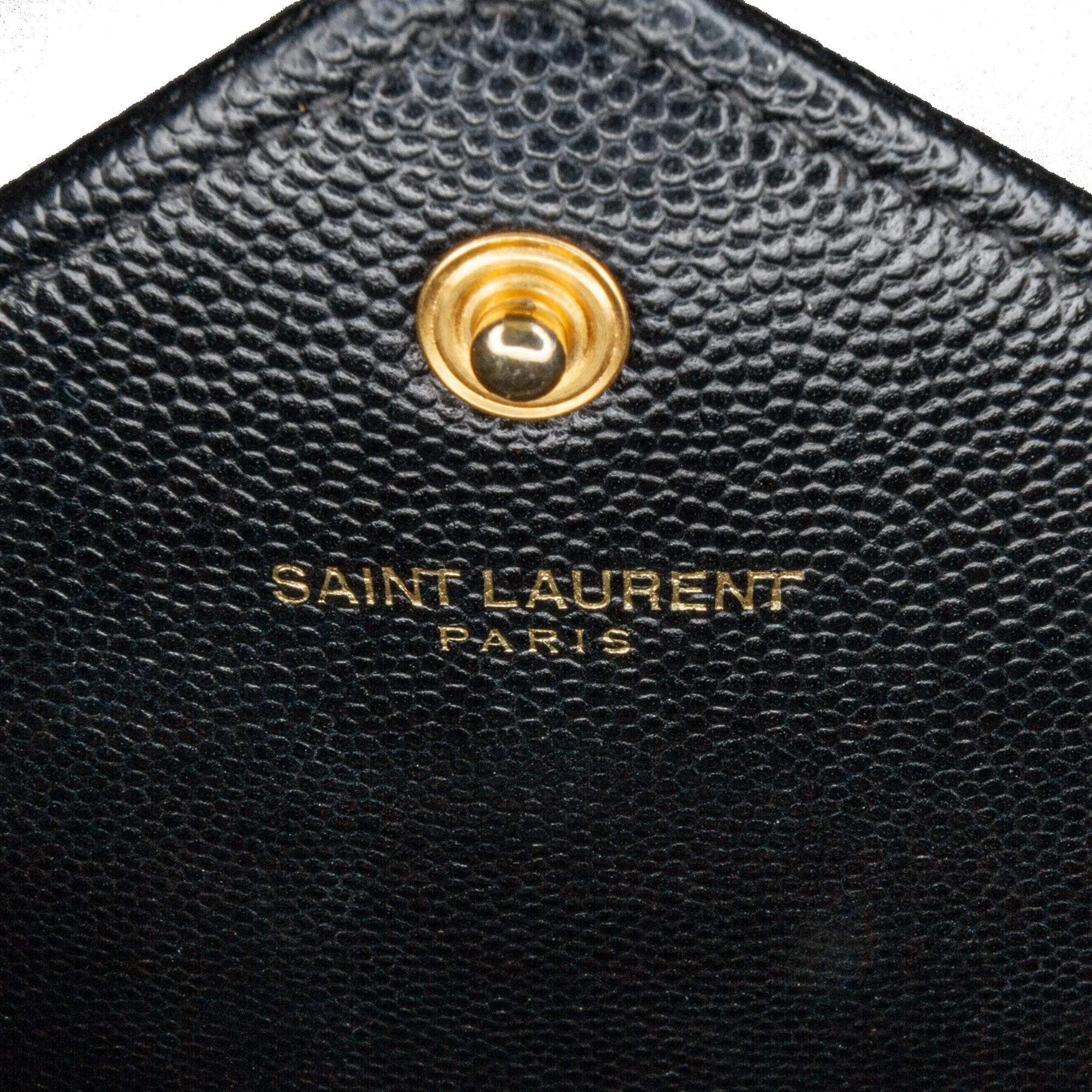 Pre-Owned Saint Laurent Cassandre Envelope Grain De Poudre Wallet on Chain- YSL1103