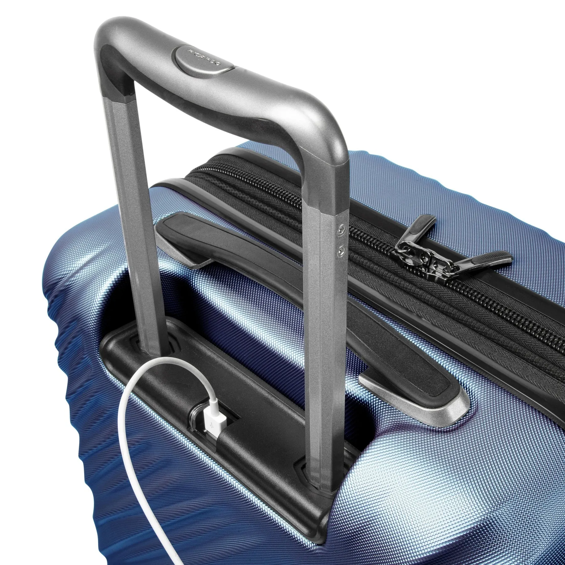Ricardo Beverly Hills Mojave Carry-On Spinner Luggage w/USB port