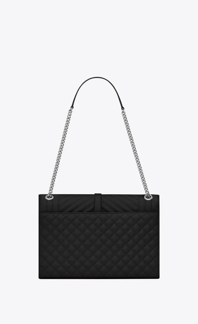 Saint Laurent Classic Large Soft Envelope Black