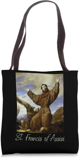 St. Francis of Assisi Painting Tote Bag