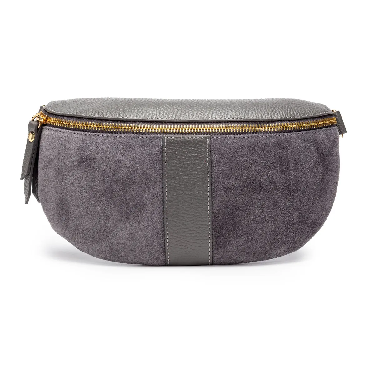 Suede Sling Bag Slate Grey