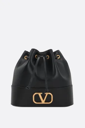 VLogo Nappa Bucket Bag