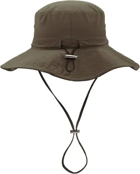 Waterproof Bucket Rain Hat for Women Wide Brim UV Protection Foldable Mesh Soft Boonie Beach Fishing Cowboy Hat Men