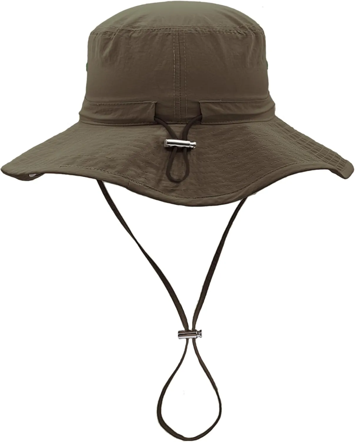 Waterproof Bucket Rain Hat for Women Wide Brim UV Protection Foldable Mesh Soft Boonie Beach Fishing Cowboy Hat Men