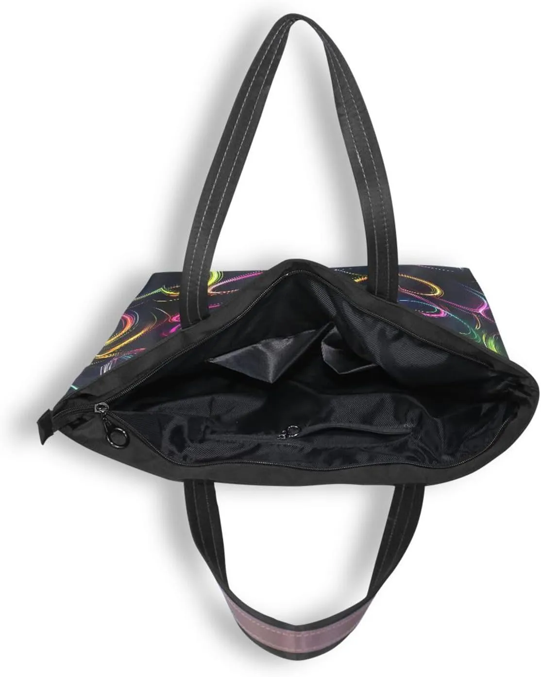 Women Tote Bags Neon Hearts Top Handle Satchel Handbags Shoulder Bag for Shopping 20860901