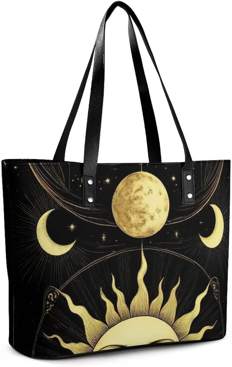 Women's Leather Large Capacity Work Tote Bag Handbags Big Commuter Bag